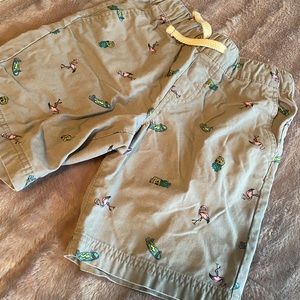 Arizona boys shorts gray flamingo skateboard 10